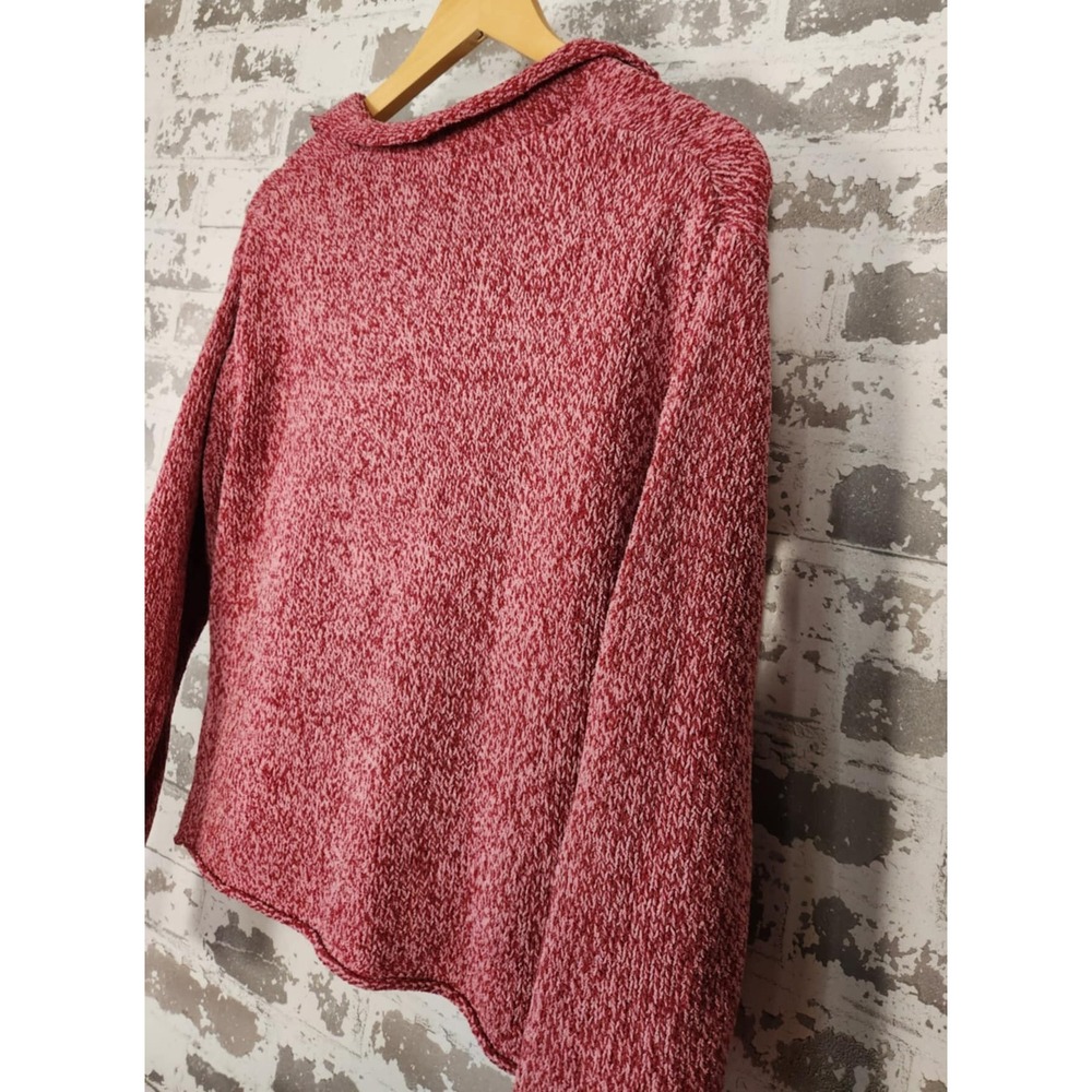 J. Jill Marled Knit V-Neck Sweater Hong Kong Made Soft Blend Cozy Fall Style XS - Picture 12 of 16